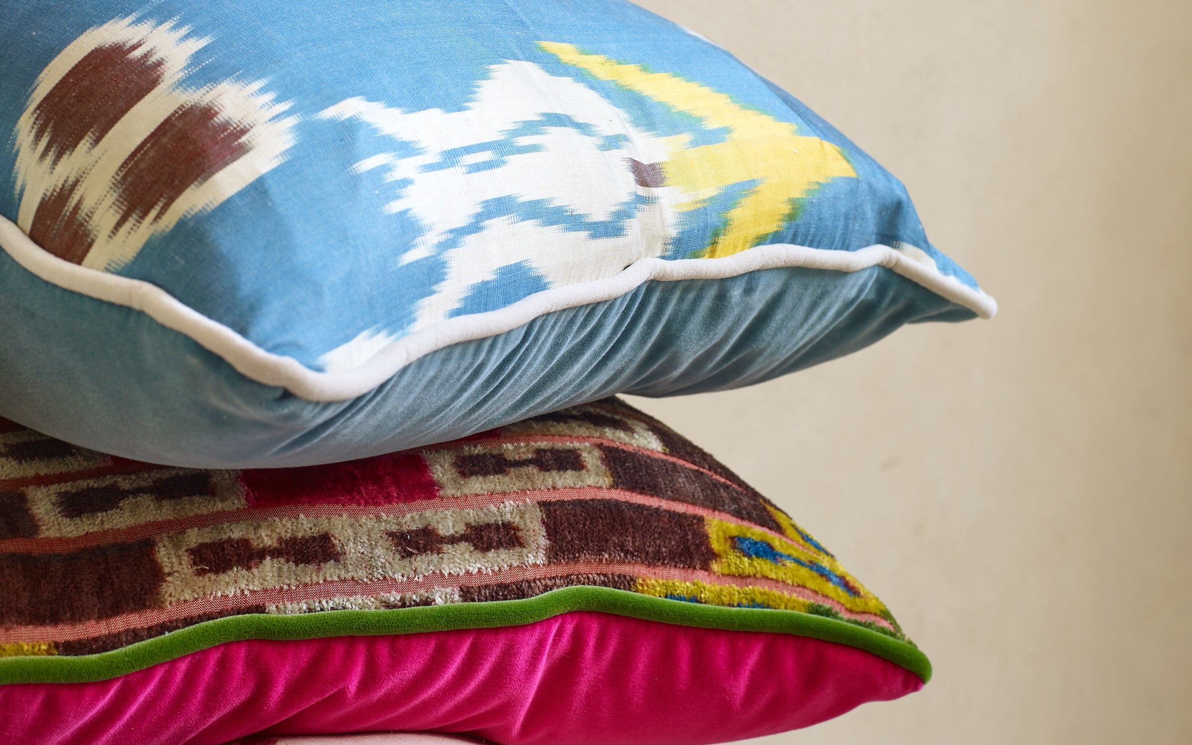 Ikat Cushions