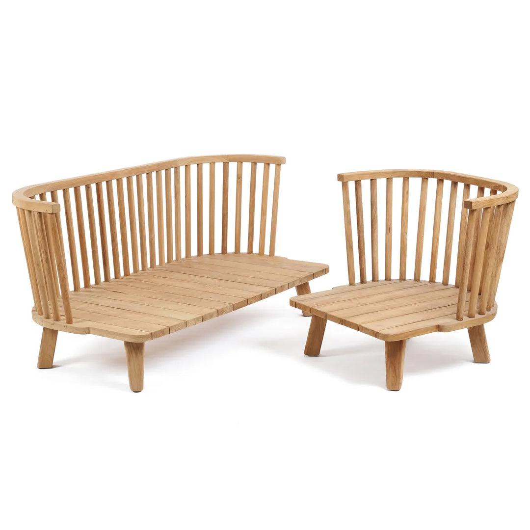The Malawi Two Seater Sofa - Natural Beige
