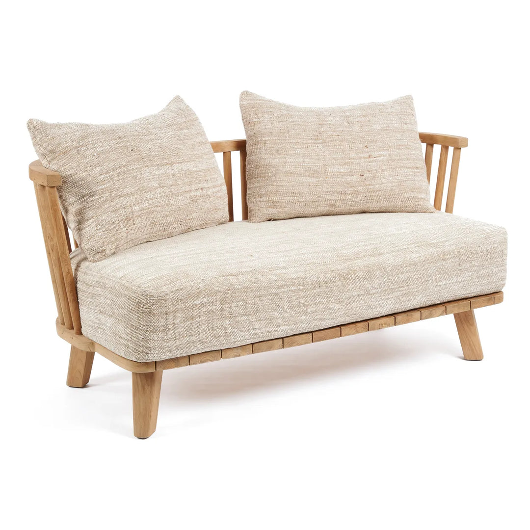 The Malawi Two Seater Sofa - Natural Beige