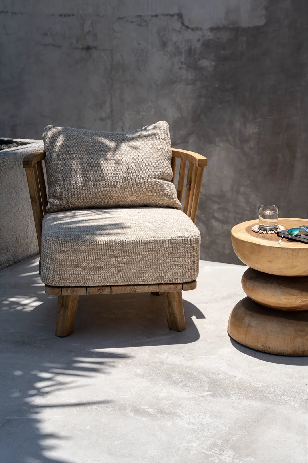 Malawi Accent Chair - Natural Beige