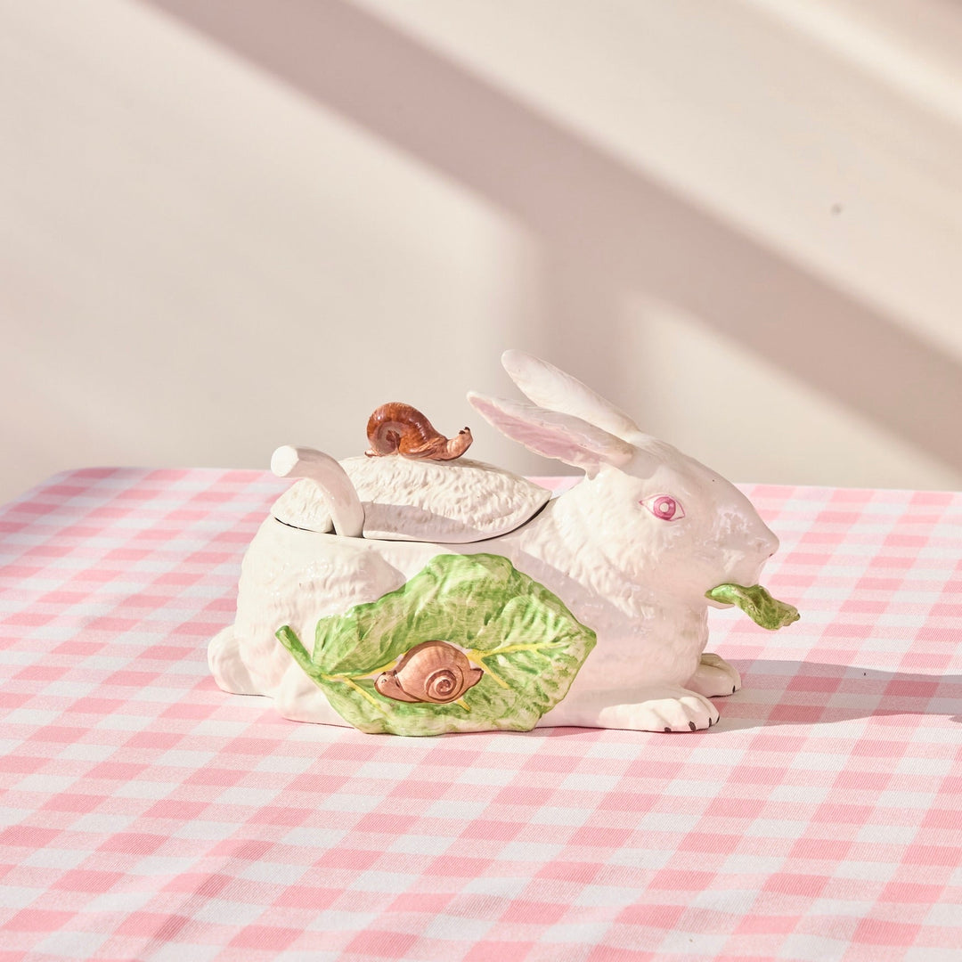 Vintage Ceramic Rabbit Tureen