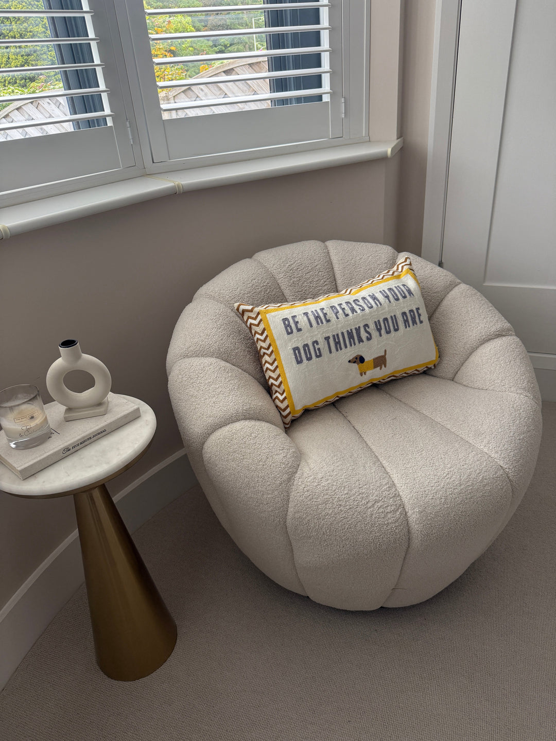 Be the Person Your Dog Thinks You Are Needlepoint Cushion