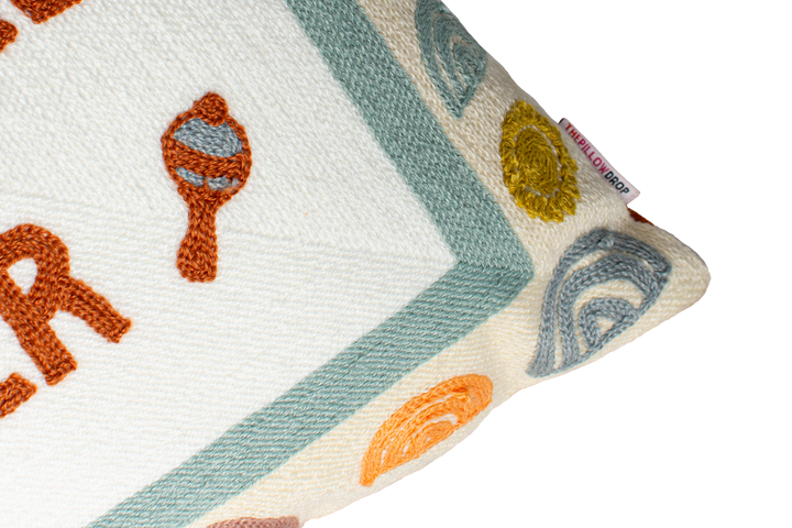 Nobody Puts Baby in the Corner Needlepoint Cushion