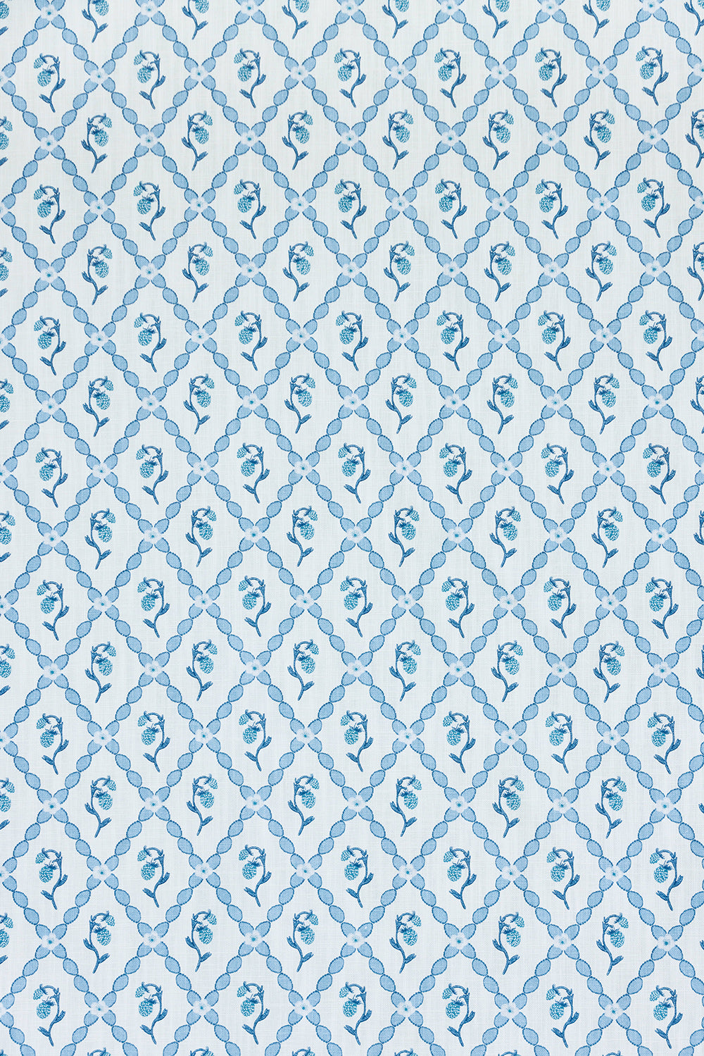 Wild Strawberry Trellis Fabric