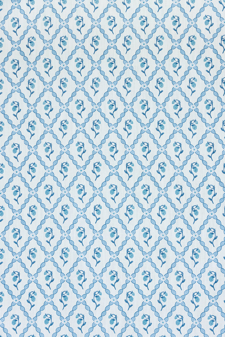 Wild Strawberry Trellis Fabric