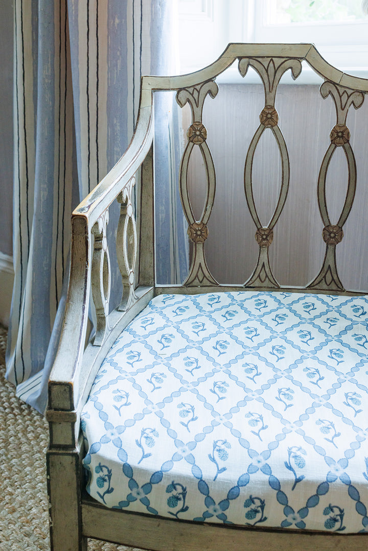 Wild Strawberry Trellis Fabric