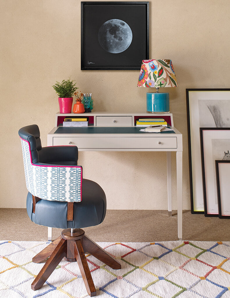Chelsea Desk Chair - Teal