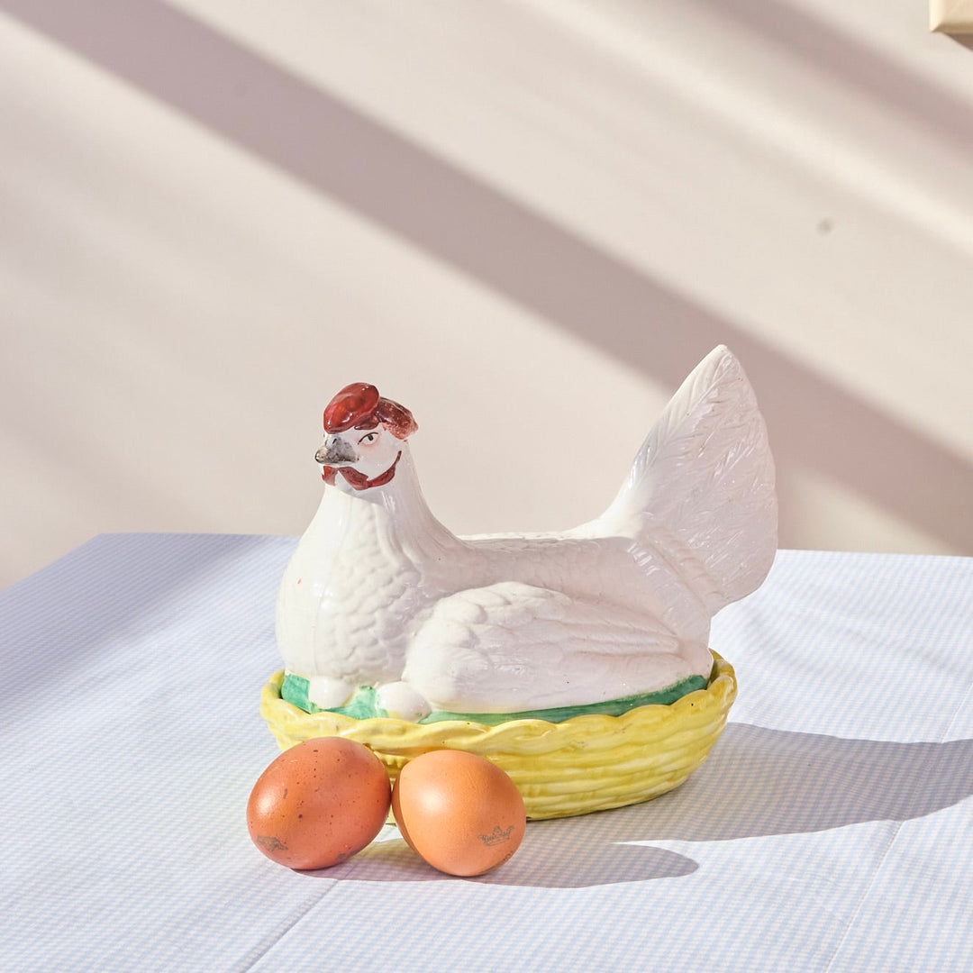 Vintage Ceramic Chicken Tureen