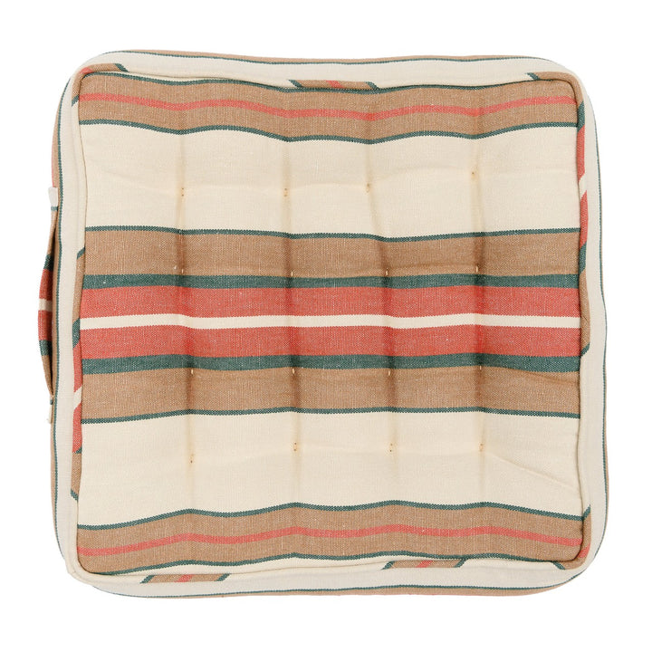 Herina Stripe Linen Chair Cushion