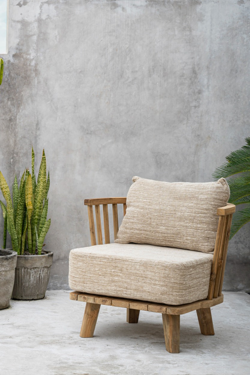 Malawi Accent Chair - Natural Beige