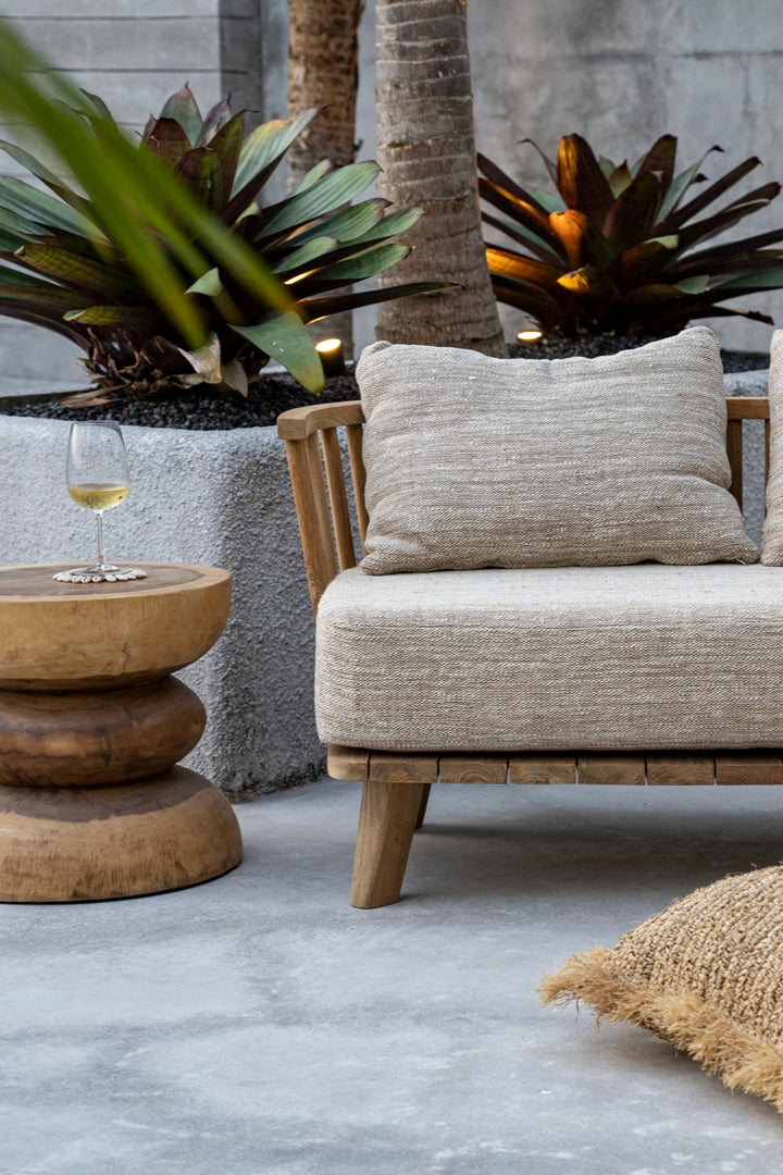 The Malawi Two Seater Sofa - Natural Beige