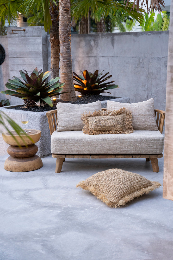 The Malawi Two Seater Sofa - Natural Beige