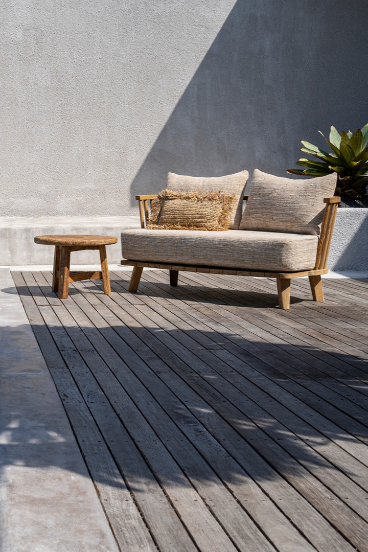 The Malawi Two Seater Sofa - Natural Beige