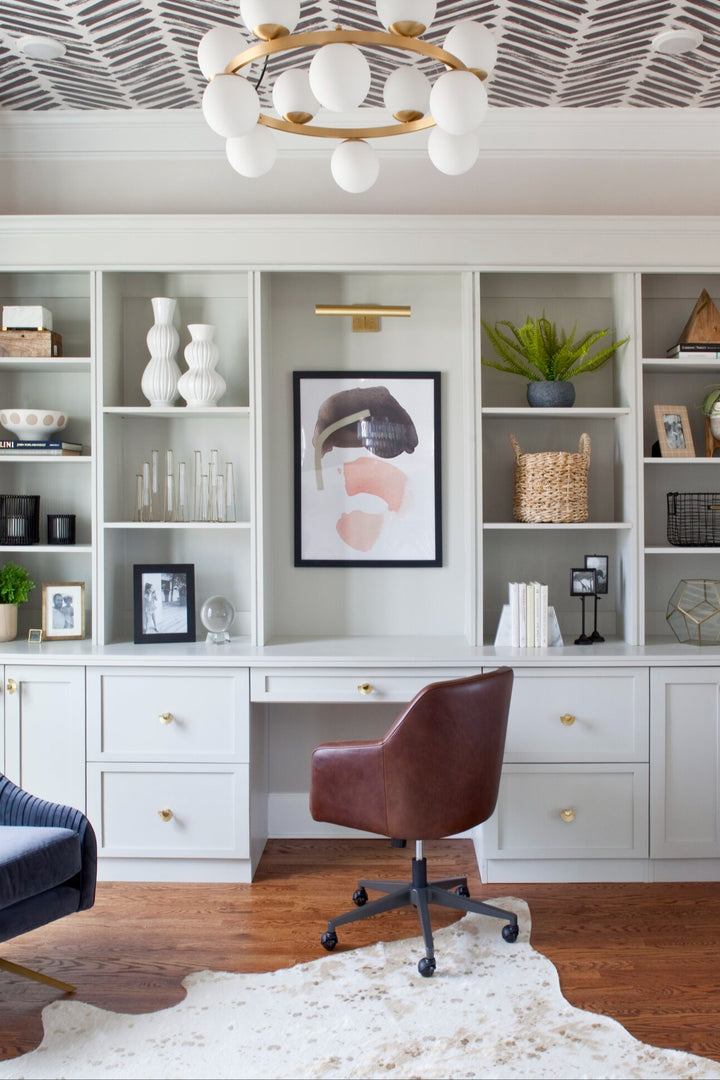 Herringbone Brushstroke Wallpaper