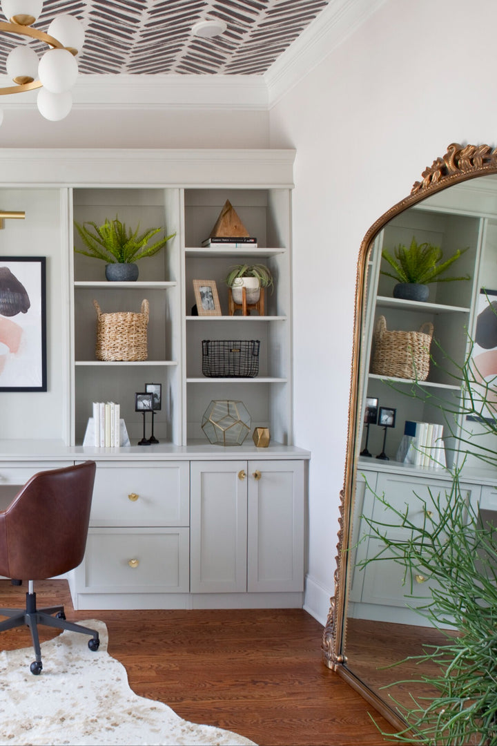 Herringbone Brushstroke Wallpaper