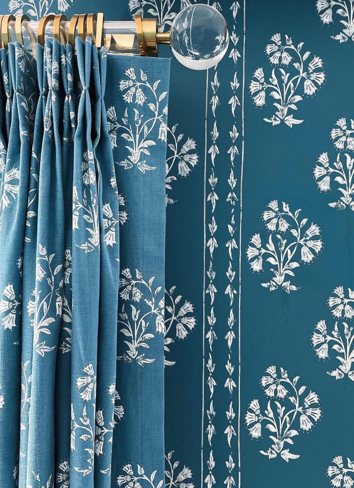 Willow Crossley Maharani Block-Print Wallpaper
