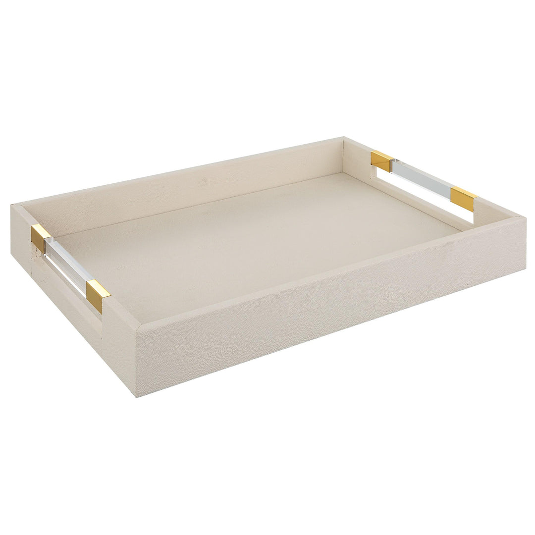 Wessex Tray - Ivory Shagreen