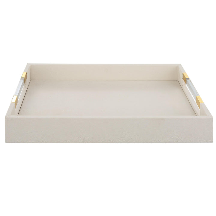 Wessex Tray - Ivory Shagreen