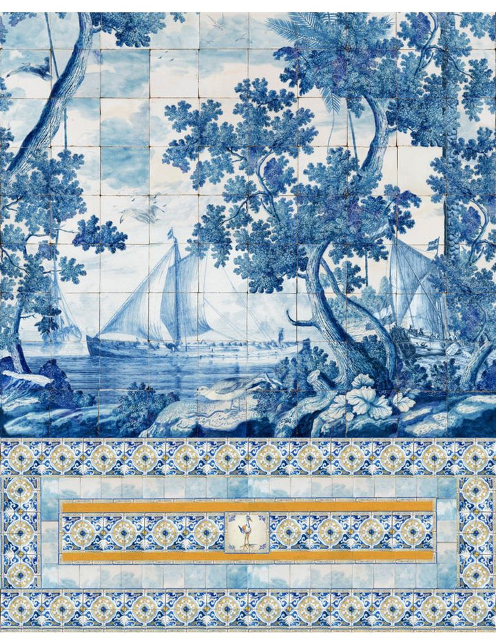 Azure Mural Wallpaper