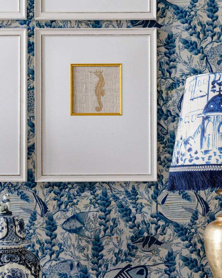 Mediterranean Gems Framed Linen Art Prints