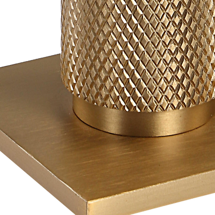 Knurled Taper Candleholders, Set of 3