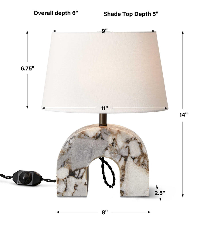 Turnabout Onyx Mini Table Lamp