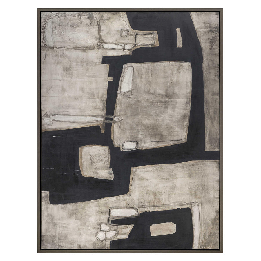 Scott Kerr Framed Canvas, "Been Around The Block"