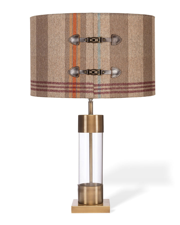 Chalet Wool Leather Buckles Lampshade