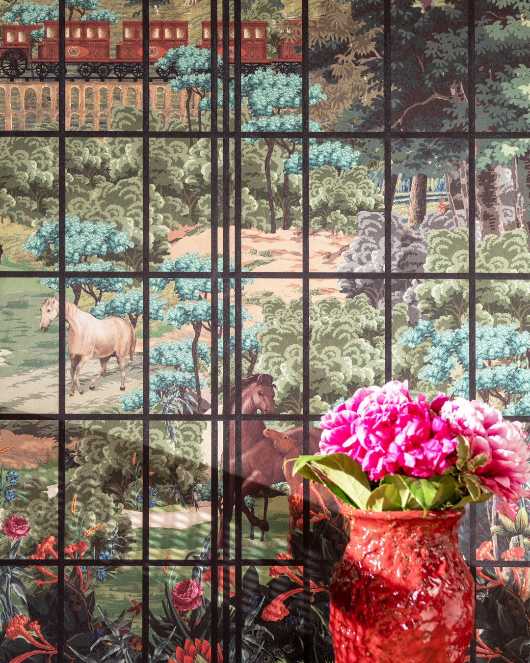 The Station View Wallpaper | Orient Express Collection