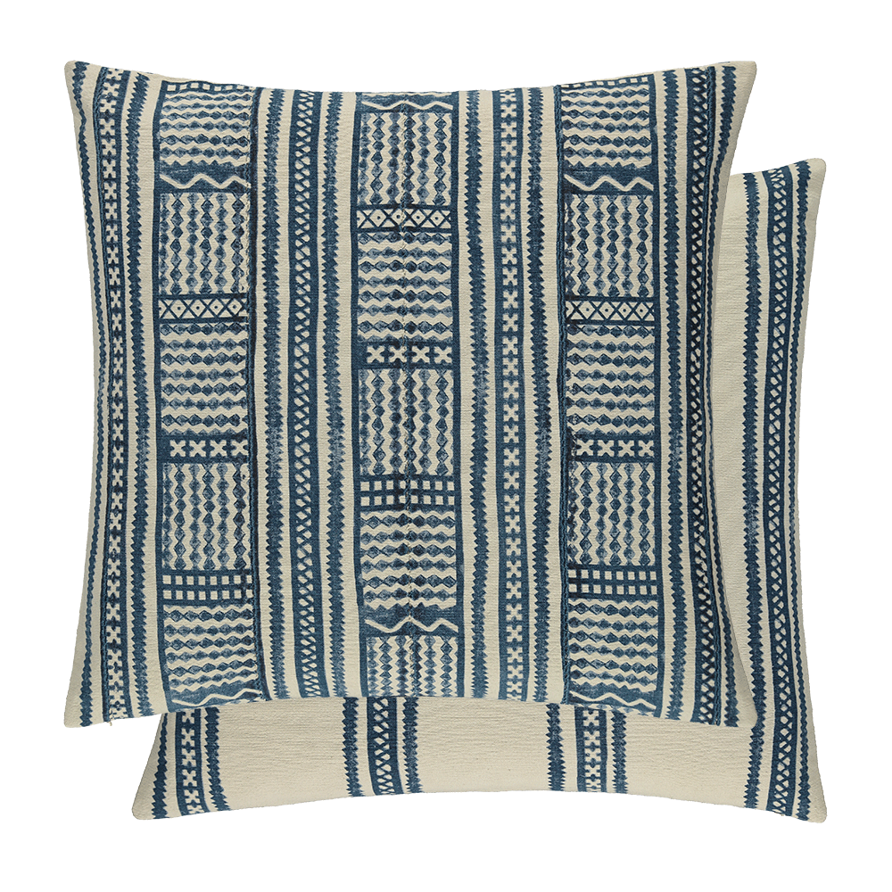 Kuba Cushion - Indigo