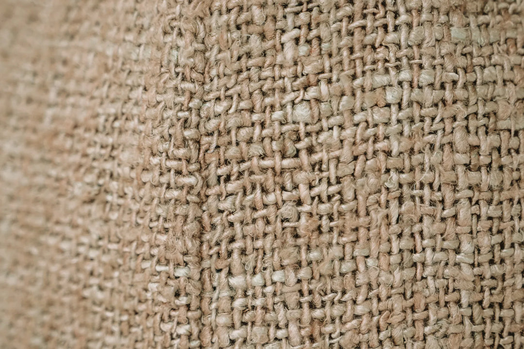 Farah Cotton Pouffe - Beige