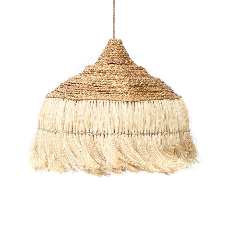 Natural Abaca Hoola Pendant Lamp - Large