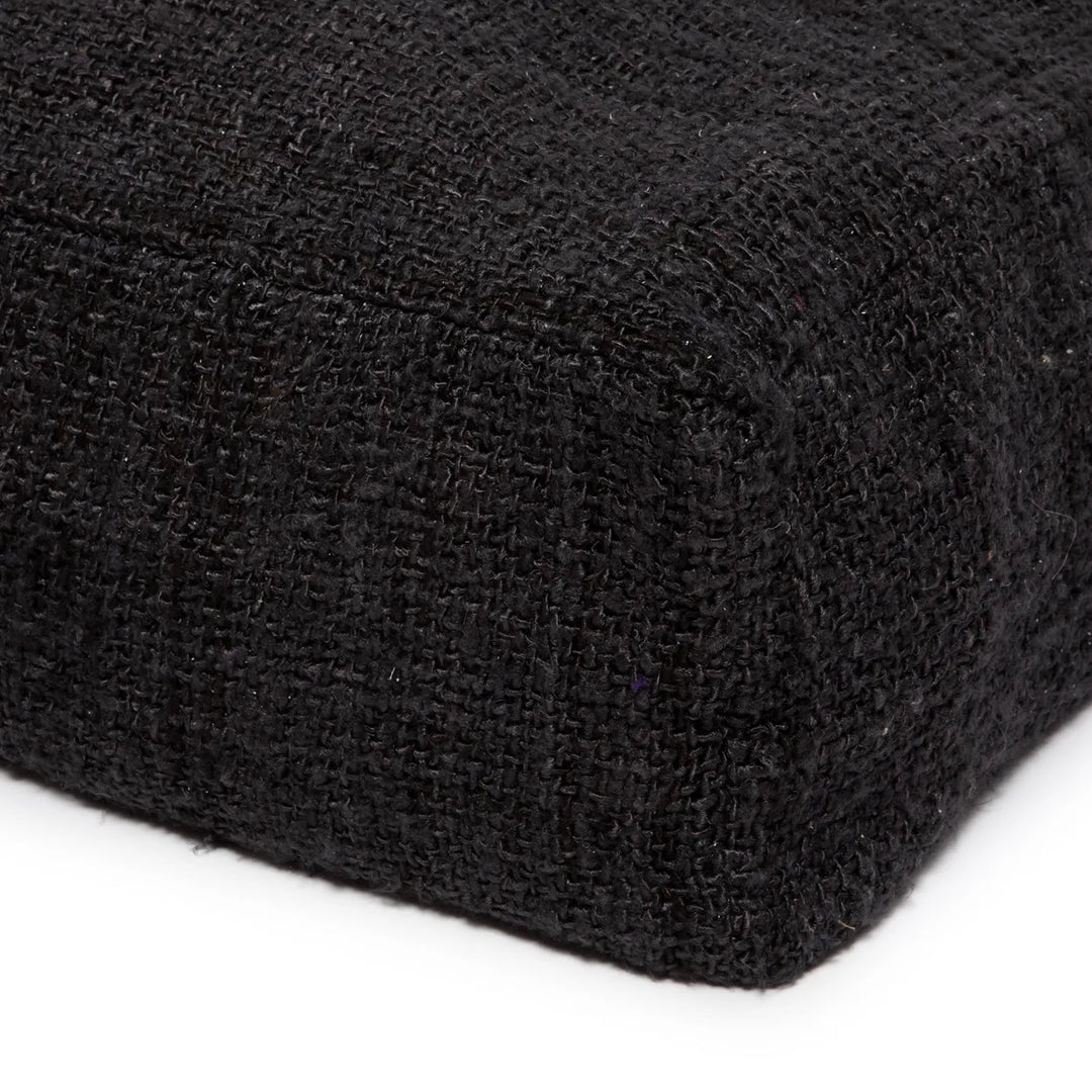 Farah Cotton Pouffe - Bohemian Black