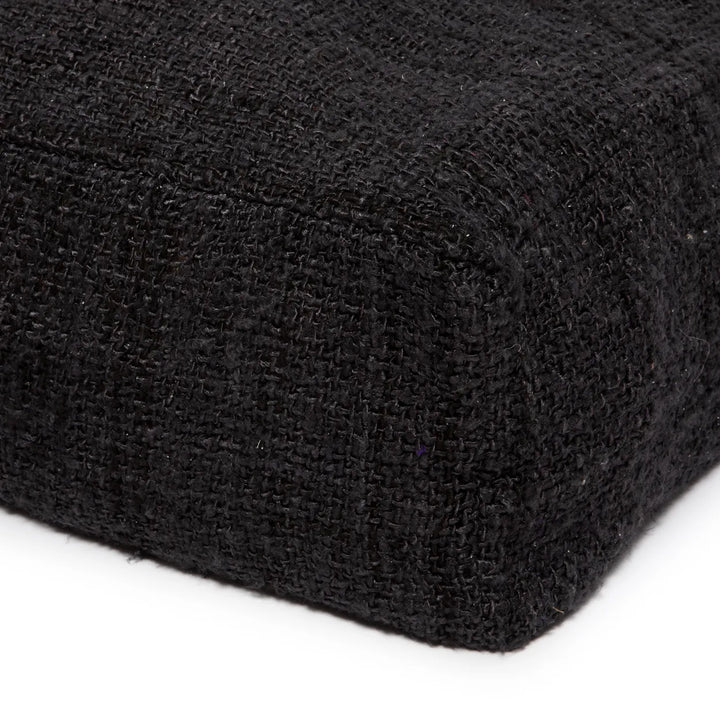 Farah Cotton Pouffe - Bohemian Black