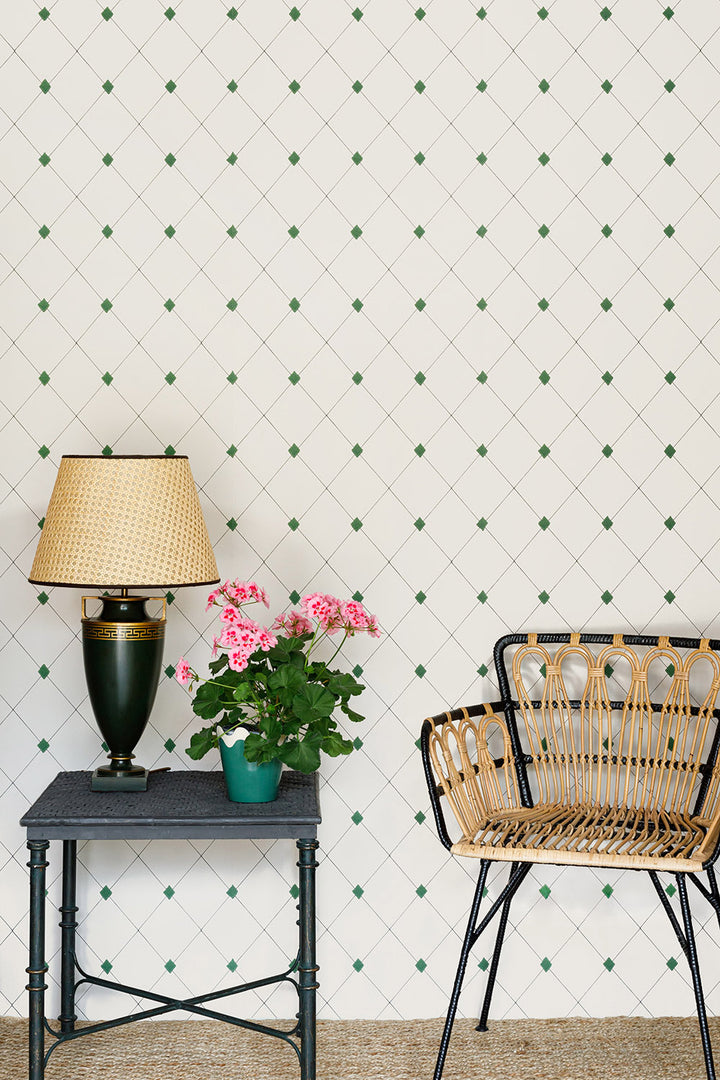Diamond Trellis Wallpaper by Barneby Gates