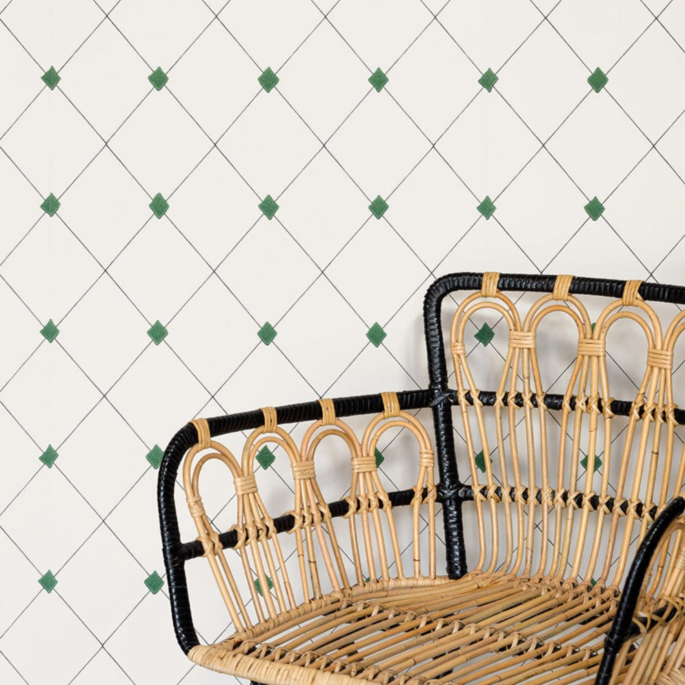 Diamond Trellis Wallpaper by Barneby Gates