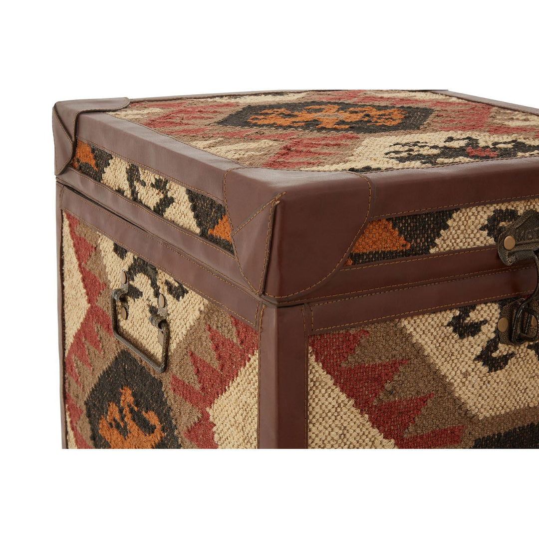 Imka Kilim Side Table Trunks - Pair