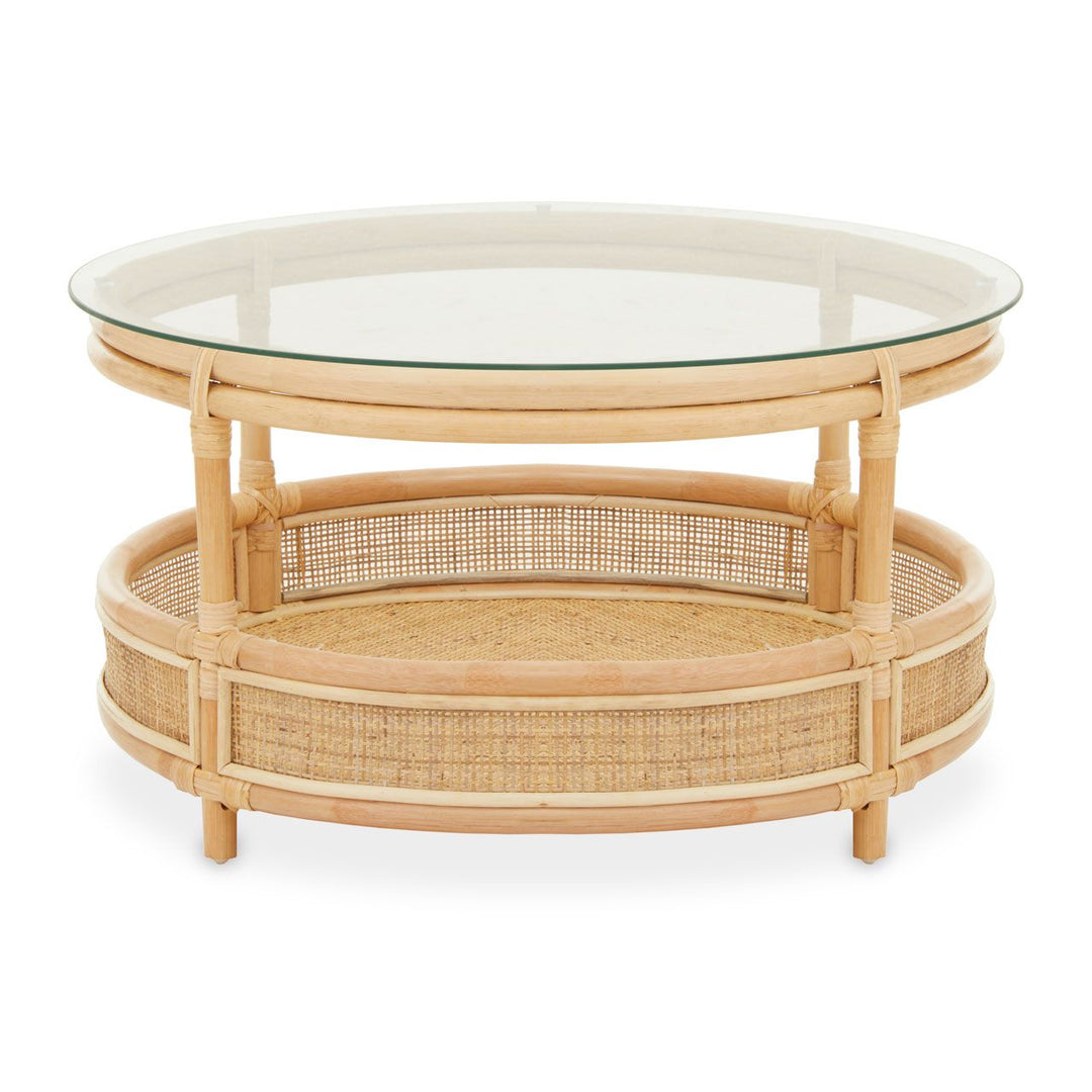 Cecilia Round Rattan Coffee Table