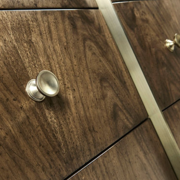 Barcelona Catalonia Walnut Chest Of Drawers