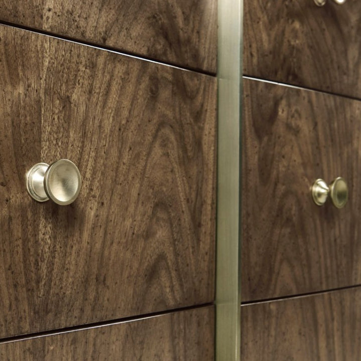 Barcelona Catalonia Walnut Chest Of Drawers