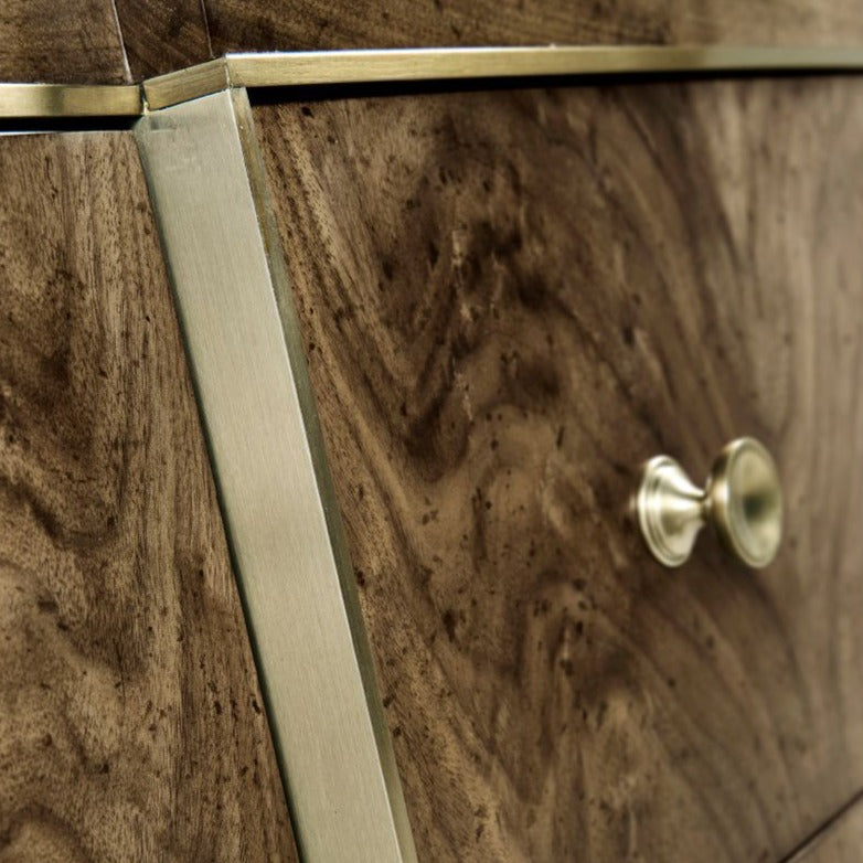 Barcelona Catalonia Walnut Chest Of Drawers