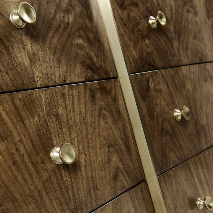 Barcelona Catalonia Walnut Chest Of Drawers