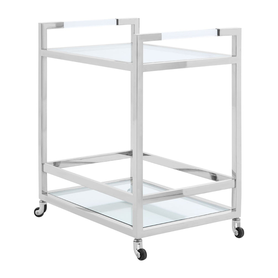 Palm Beach Silver Drinks Trolley