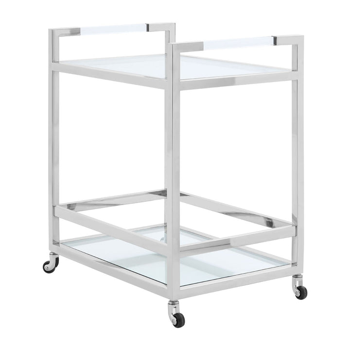 Palm Beach Silver Drinks Trolley