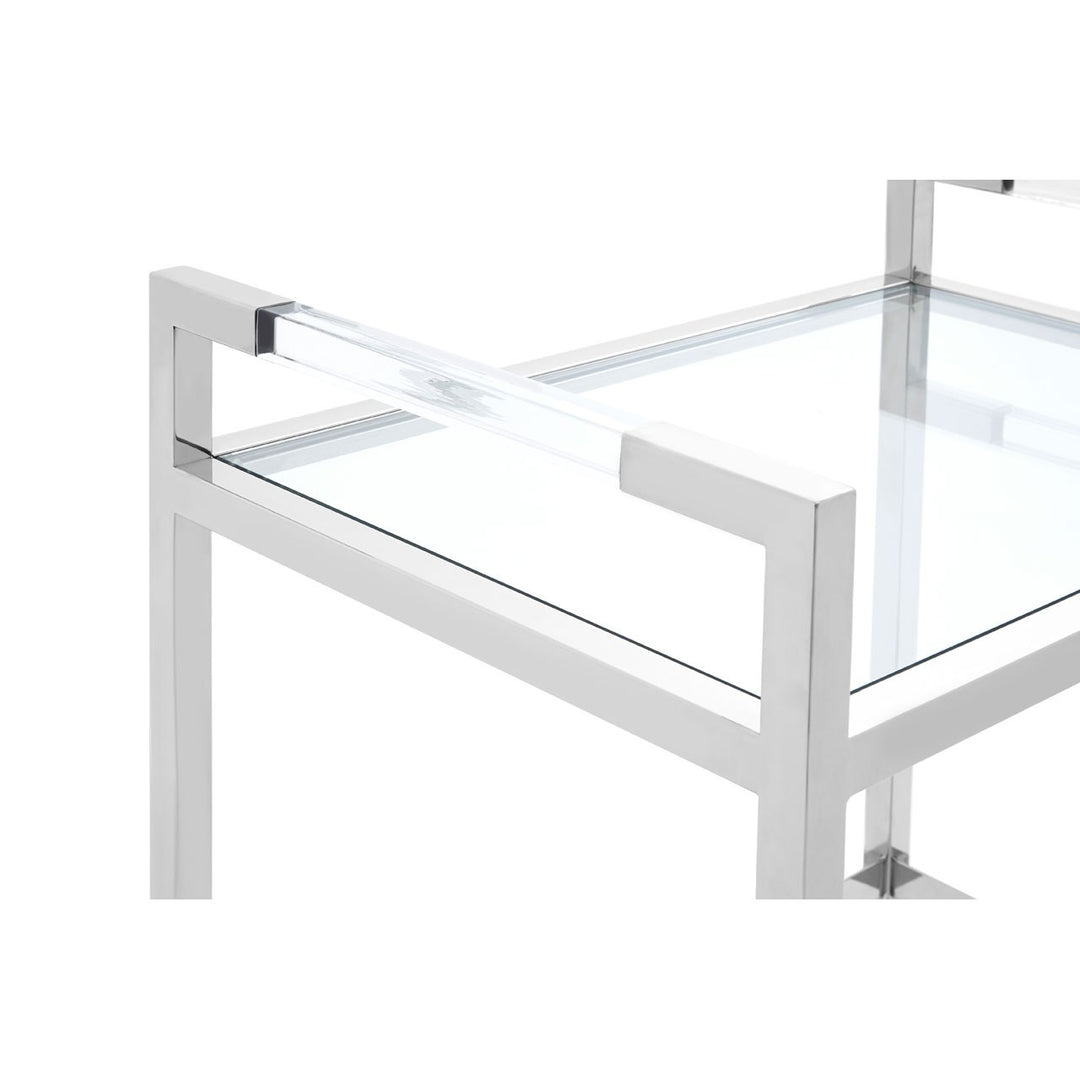 Palm Beach Silver Drinks Trolley