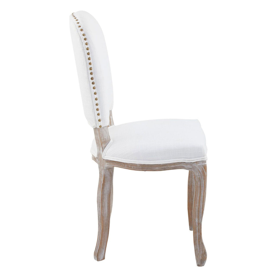 Kensington Townhouse Dining Chair - White Linen