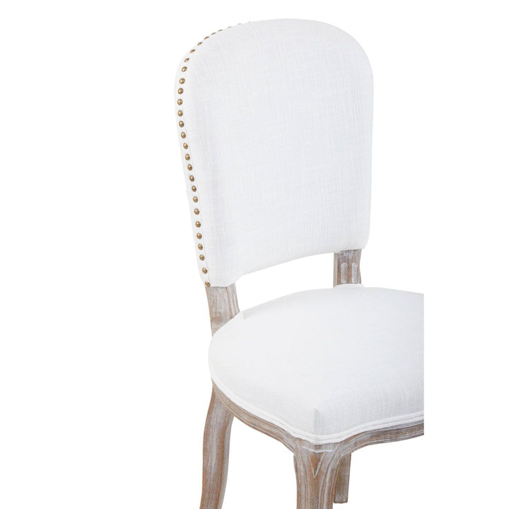 Kensington Townhouse Dining Chair - White Linen