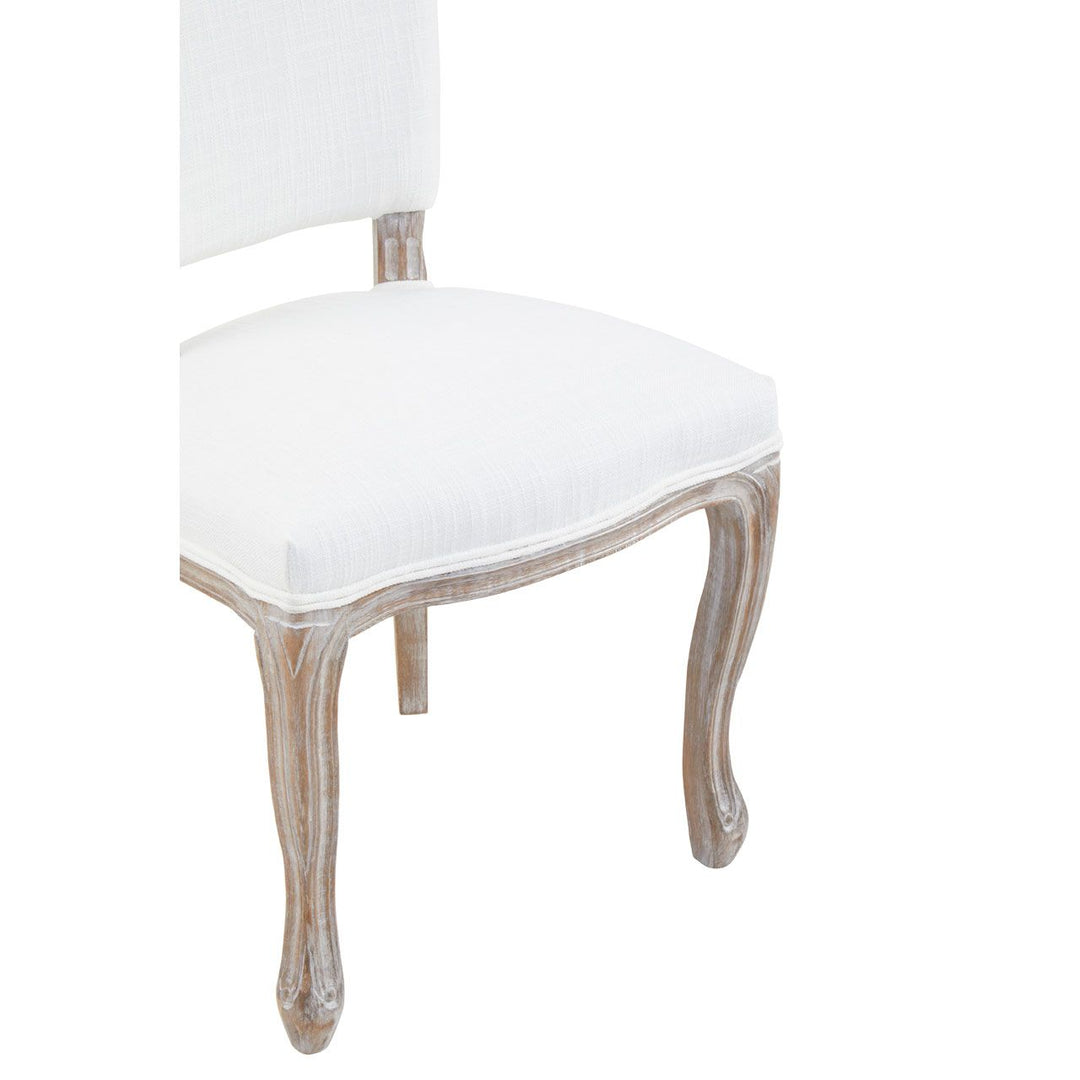 Kensington Townhouse Dining Chair - White Linen