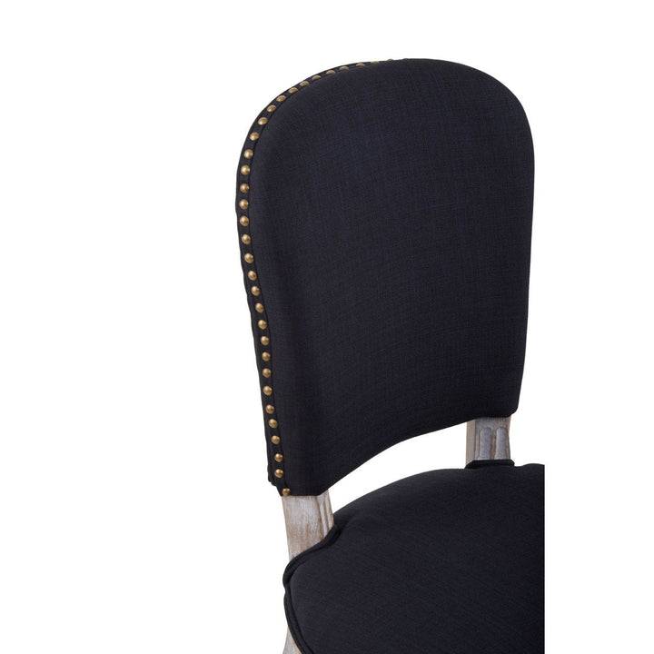 Kensington Townhouse Dining Chair - Black Linen