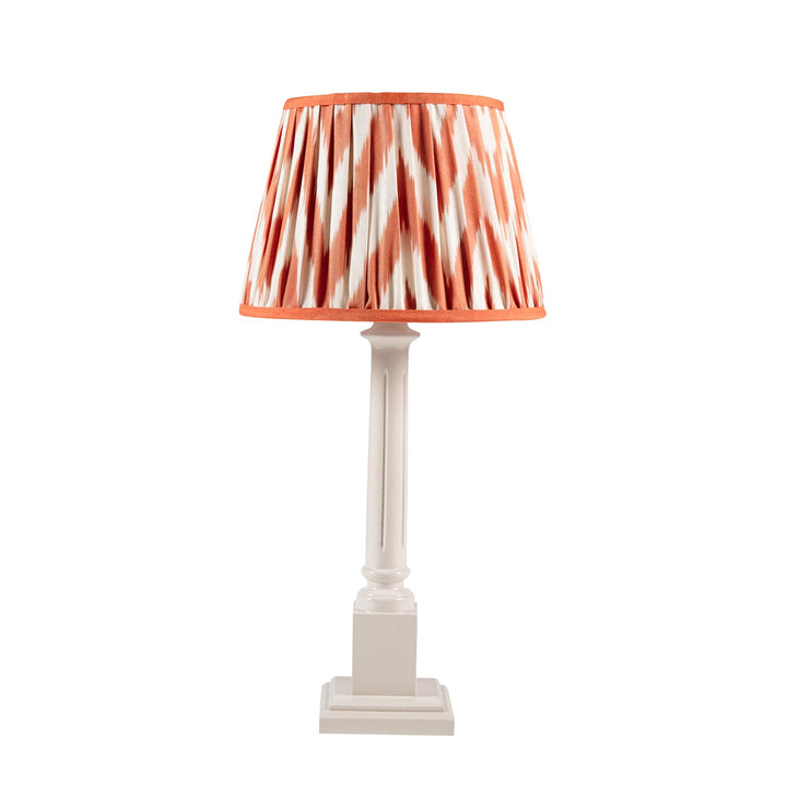 Maisie Orange Ikat Zig-Zag Lampshade